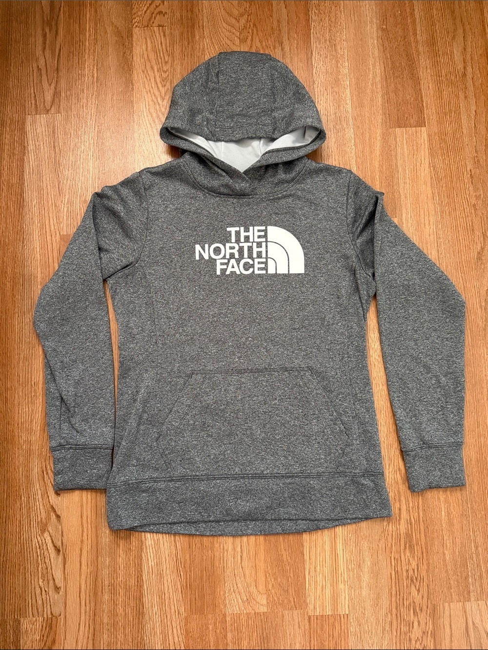 The North Face Women's Gray Logo Pullover Hoodie - Picture 2 of 6